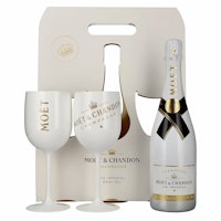 Moët & Chandon Champagne ICE IMPÉRIAL Demi-Sec 12% Vol. 0,75l in Giftbox with 2 glasses weiß