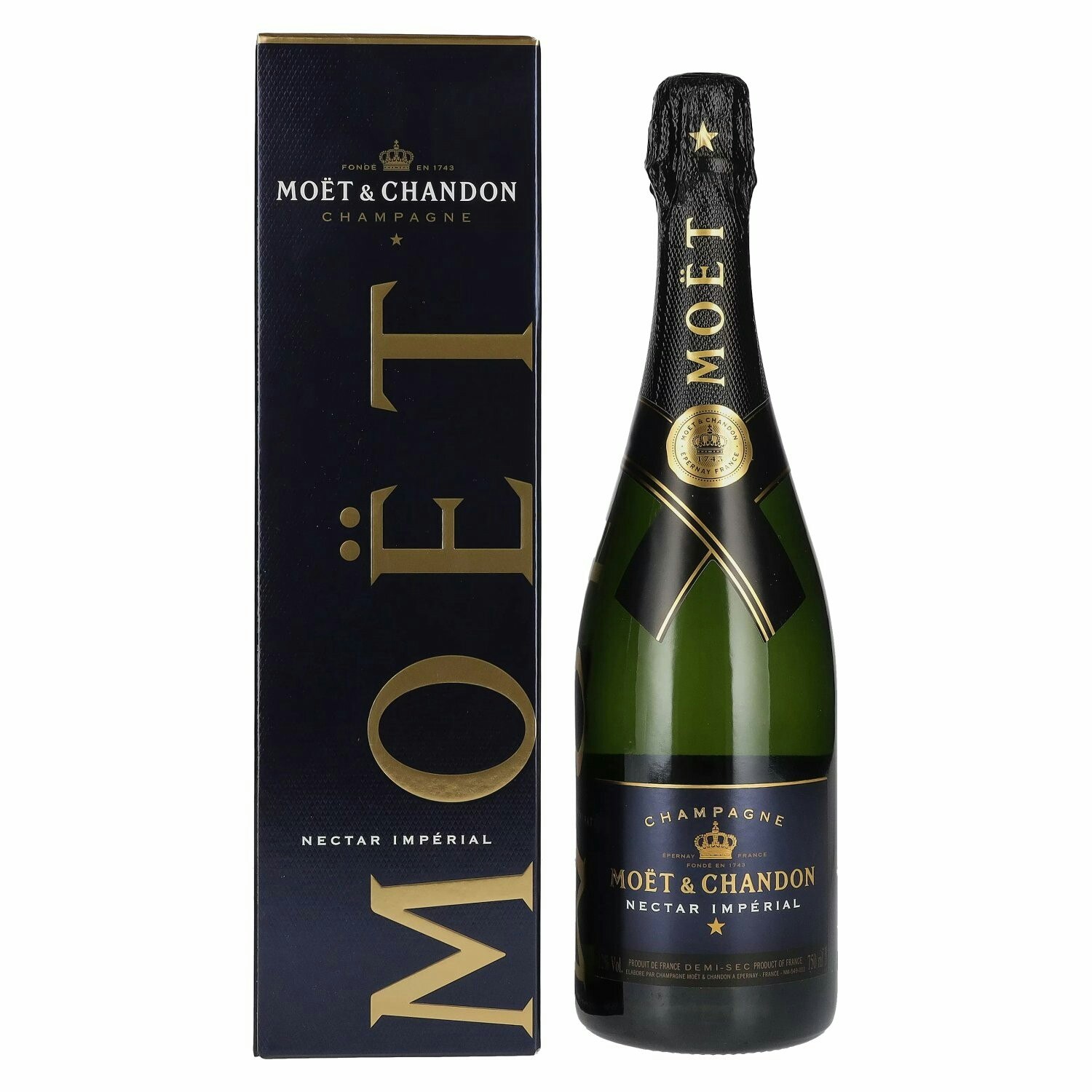 Moët & Chandon Champagne NECTAR IMPÉRIAL Demi-Sec 12% Vol. 0,75l in Giftbox