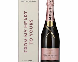 Moët & Chandon Champagne ROSÉ IMPÉRIAL Brut Say Yes To Love 12% Vol. 0,75l in Giftbox