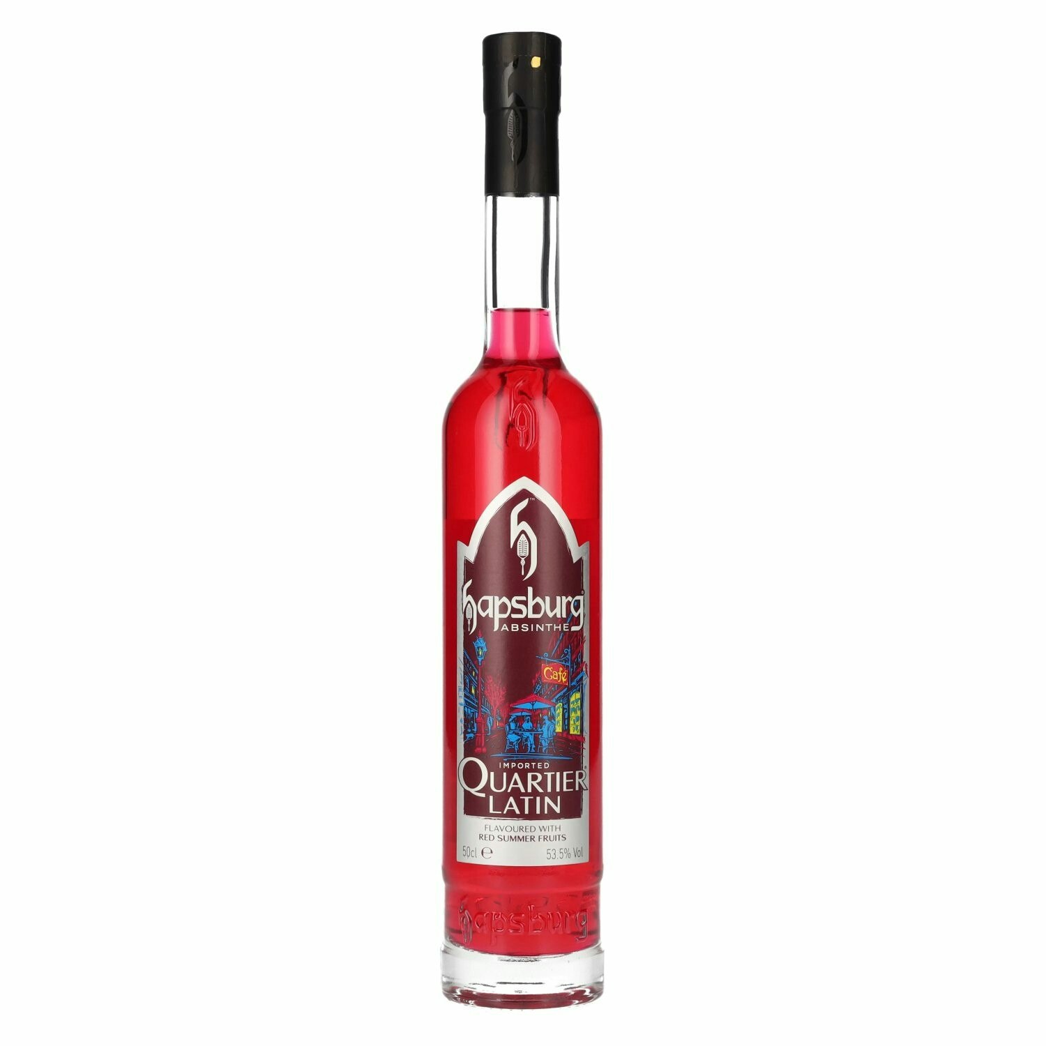 Hapsburg Absinthe QUARTIER LATIN Flavoured with Red Summer Fruits 53,5% Vol. 0,5l