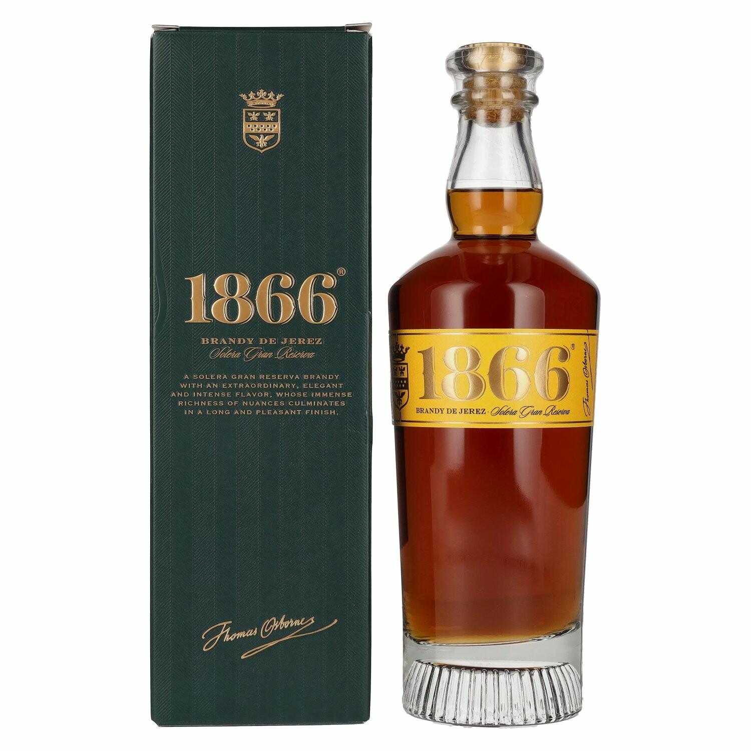 1866 Brandy Solera Gran Reserva 40% Vol. 0,7l in Giftbox
