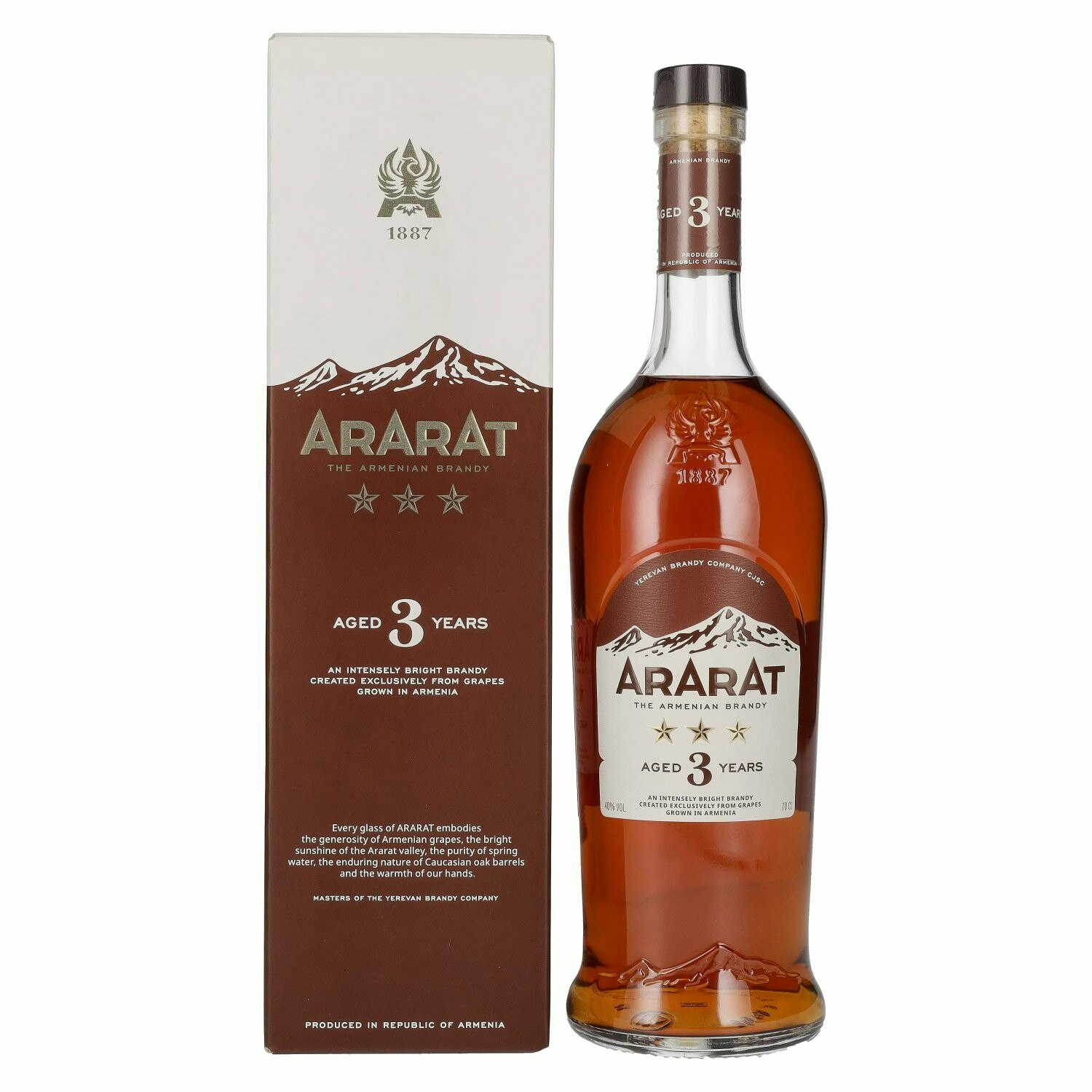 Ararat 3 Years Old 40% Vol. 0,7l in Giftbox