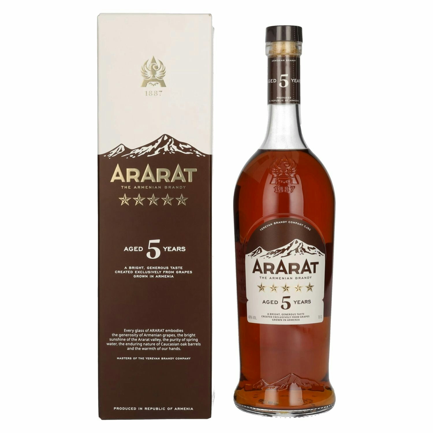 Ararat 5 Years Old 40% Vol. 0,7l in Giftbox