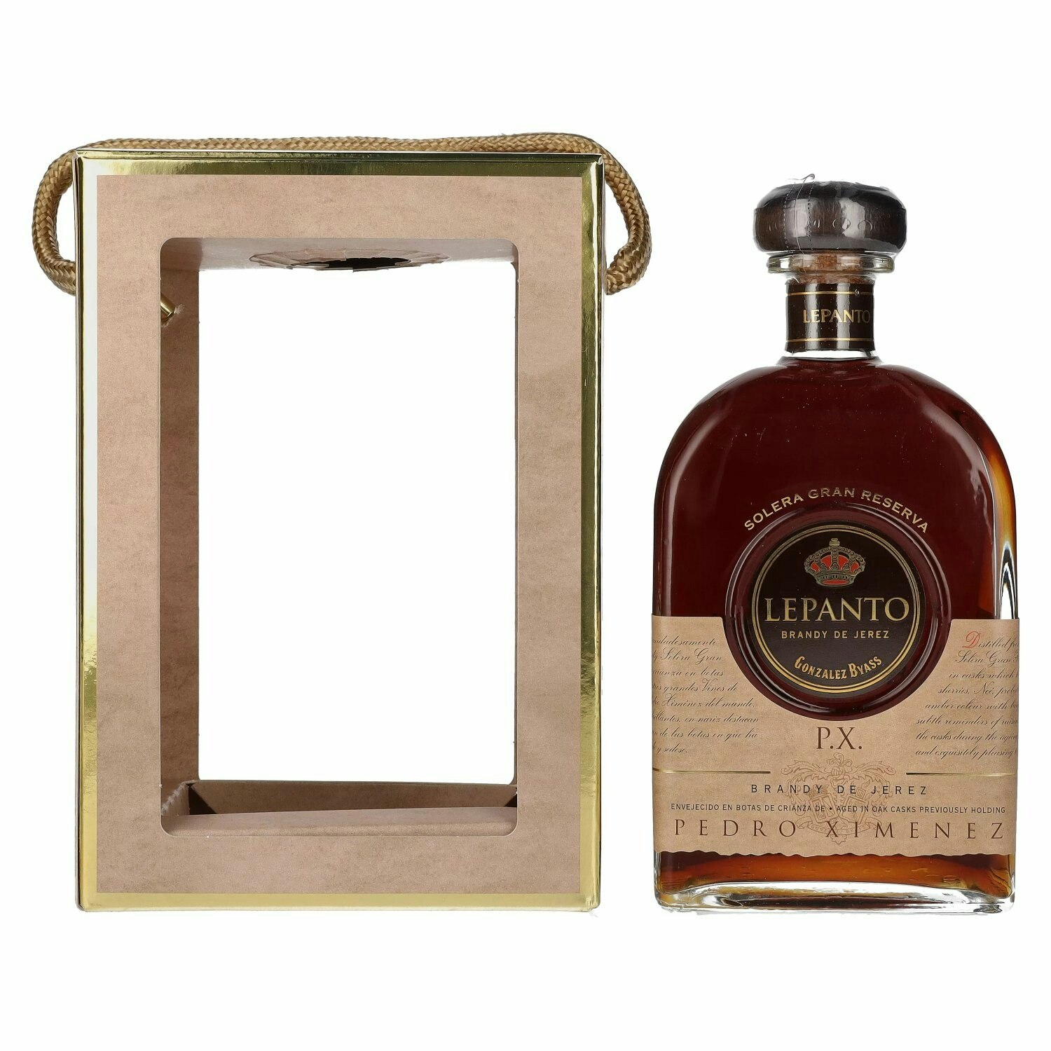 Lepanto P.X. Solera Gran Reserva Brandy de Jerez 36% Vol. 0,7l in Giftbox