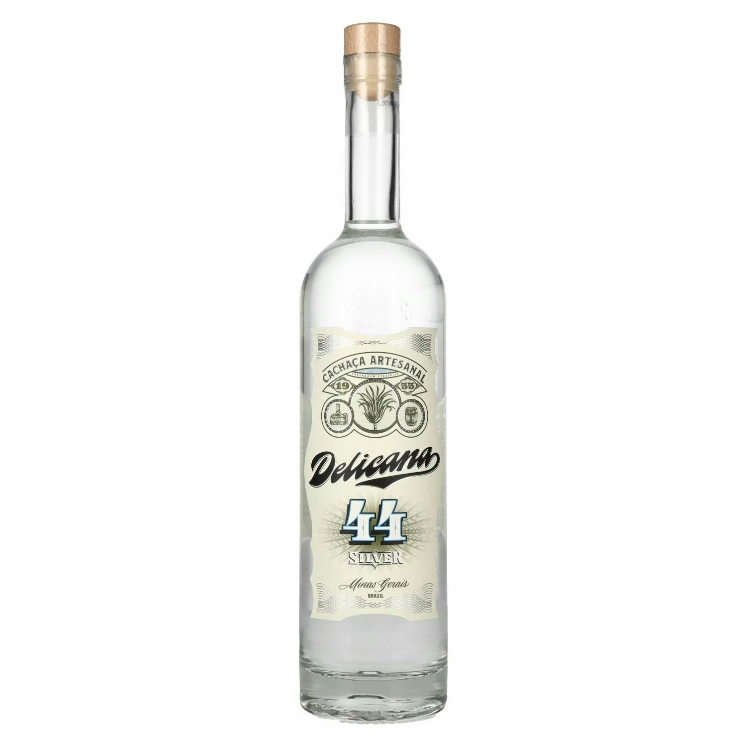 Delicana 44 SILVER Cachaça Artesanal 44% Vol. 0,7l