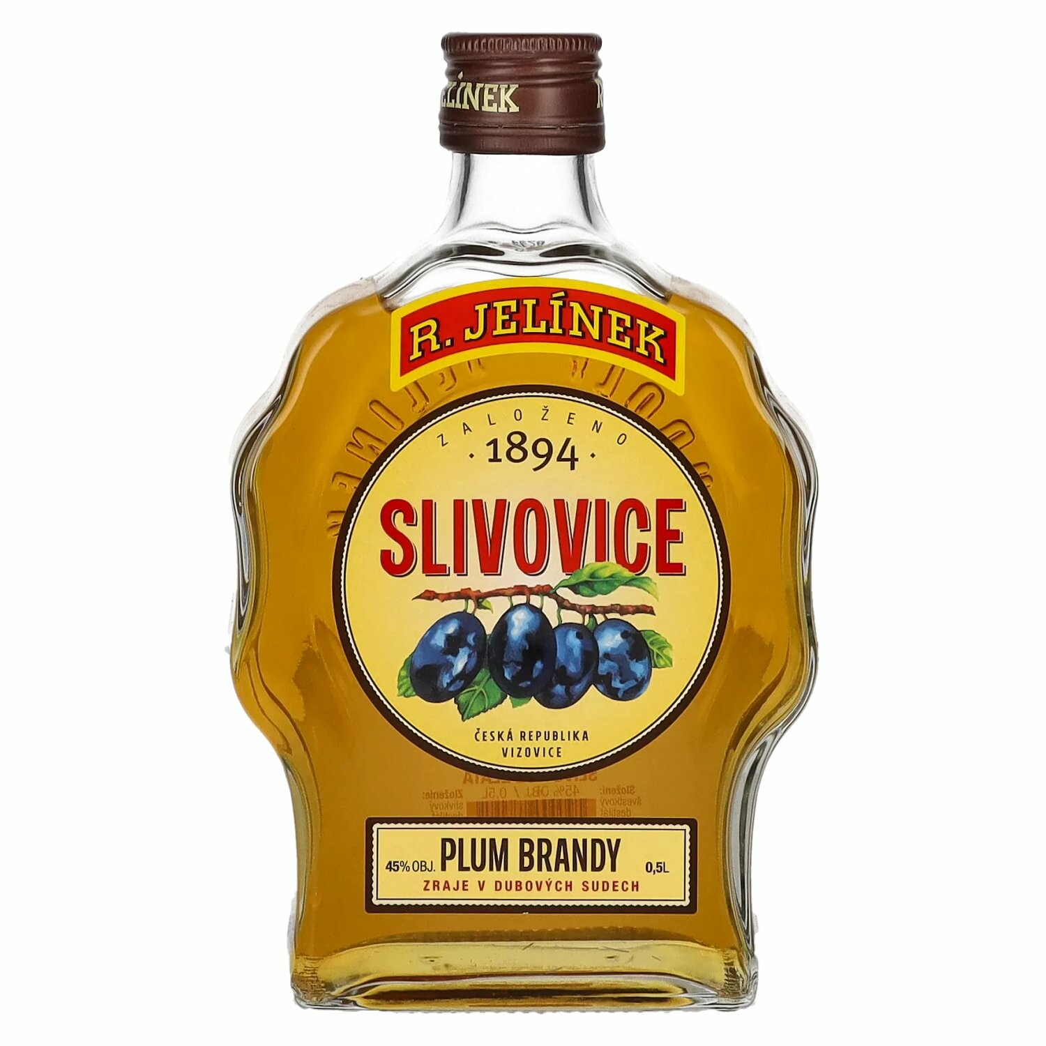 R. Jelínek Slivovice GOLD Plum Brandy 45% Vol. 0,5l