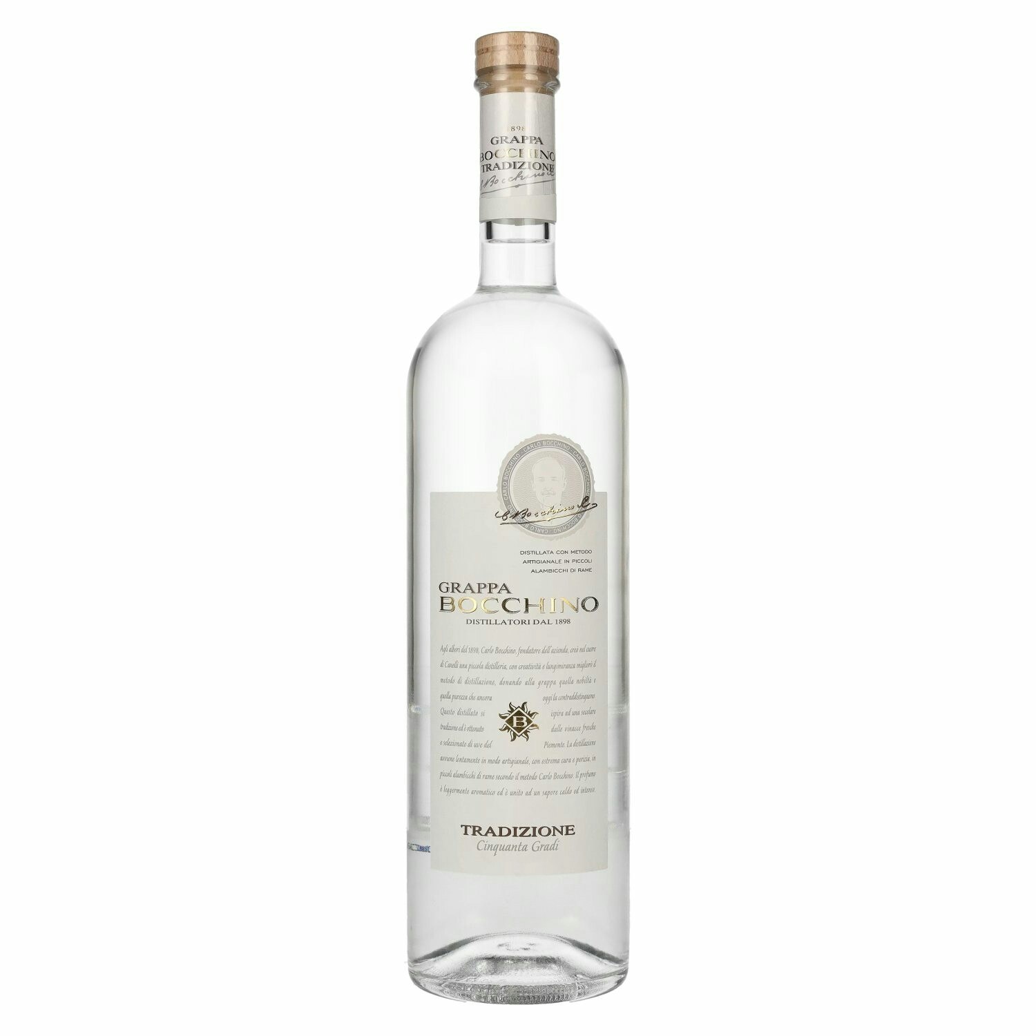 Bocchino Grappa TRADIZIONE 50% Vol. 1l