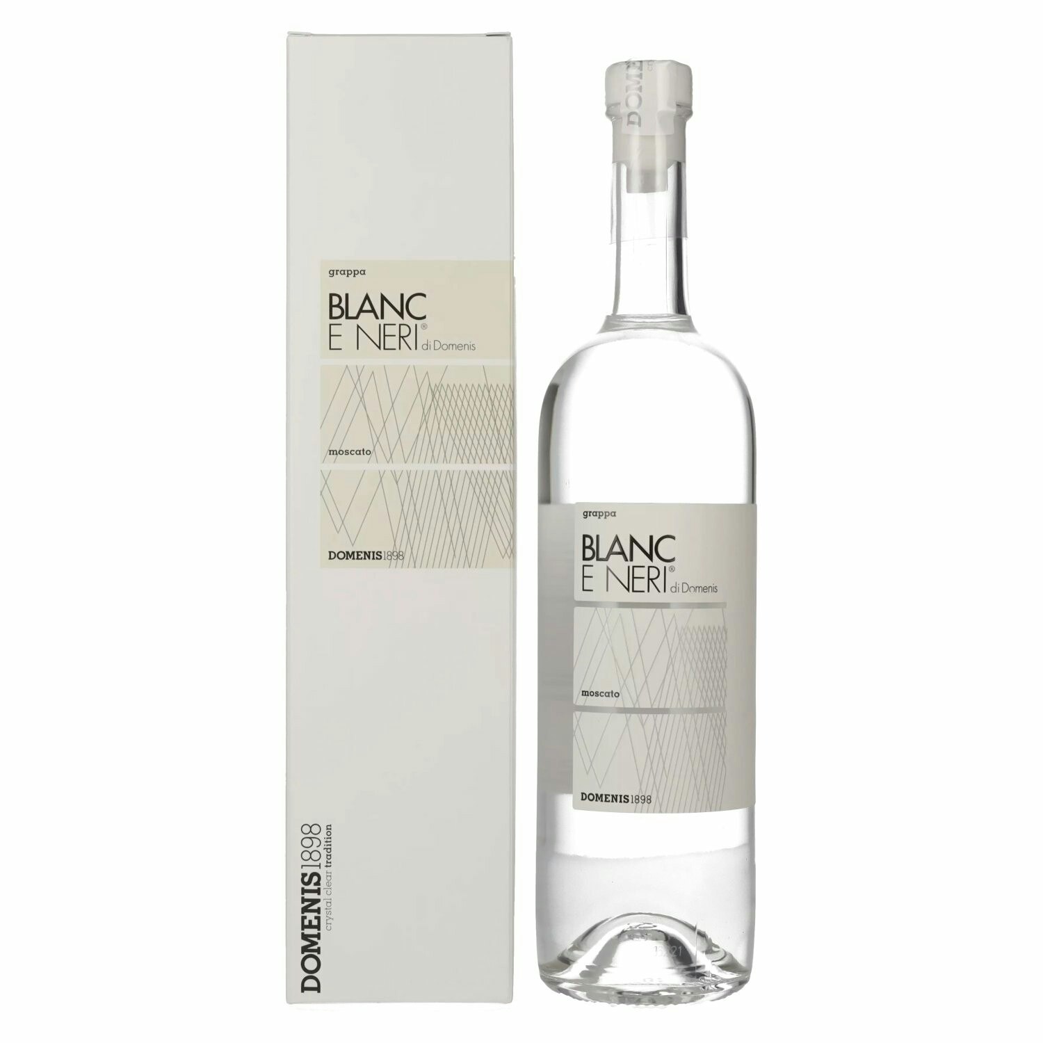 Domenis 1898 BLANC E NERI di Domenis Moscato Grappa 40% Vol. 0,7l in Giftbox