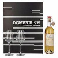 Domenis 1898 STORICA RISERVA Grappa 50% Vol. 0,5l in Giftbox with 2 glasses