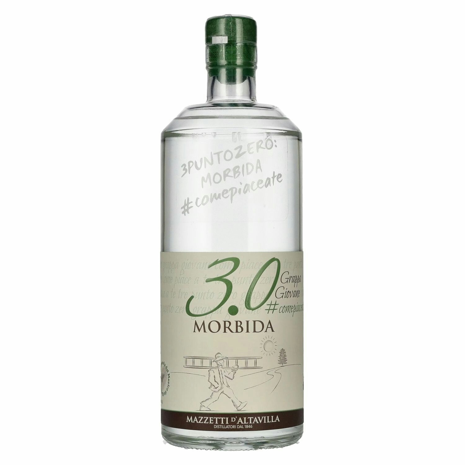 Mazzetti D'Altavilla Grappa Giovane Morbida 3.0 40% Vol. 0,7l