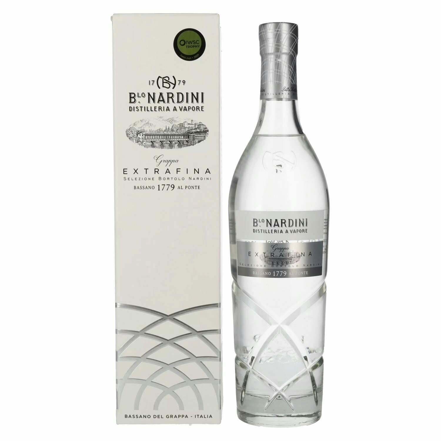 Nardini Grappa EXTRAFINA 42% Vol. 0,7l in Giftbox