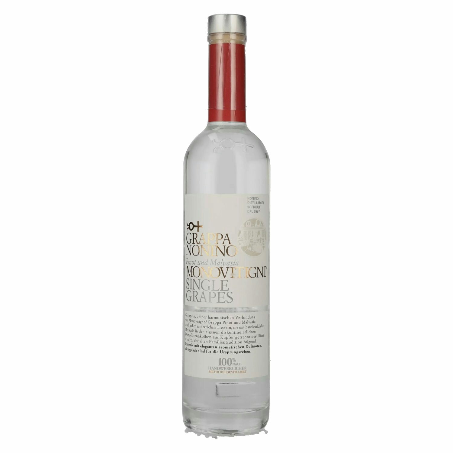 Nonino Grappa Monovitigni Single Grapes 40% Vol. 0,5l