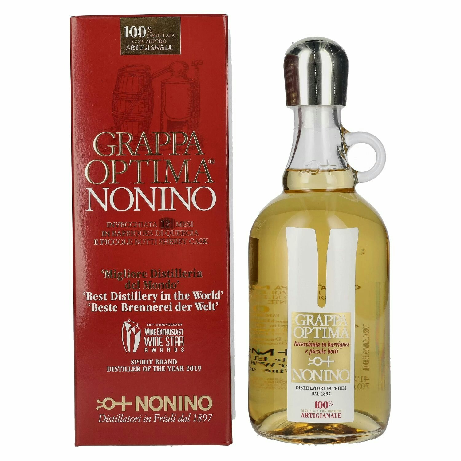 Nonino Grappa Optima 41% Vol. 0,7l in Giftbox