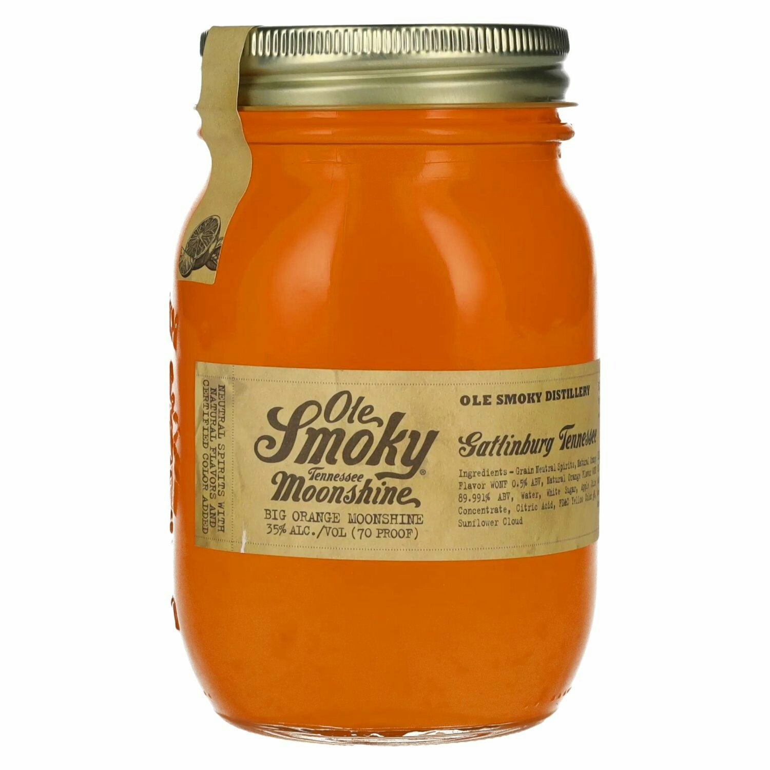 Ole Smoky Moonshine BIG ORANGE 35% Vol. 0,5l