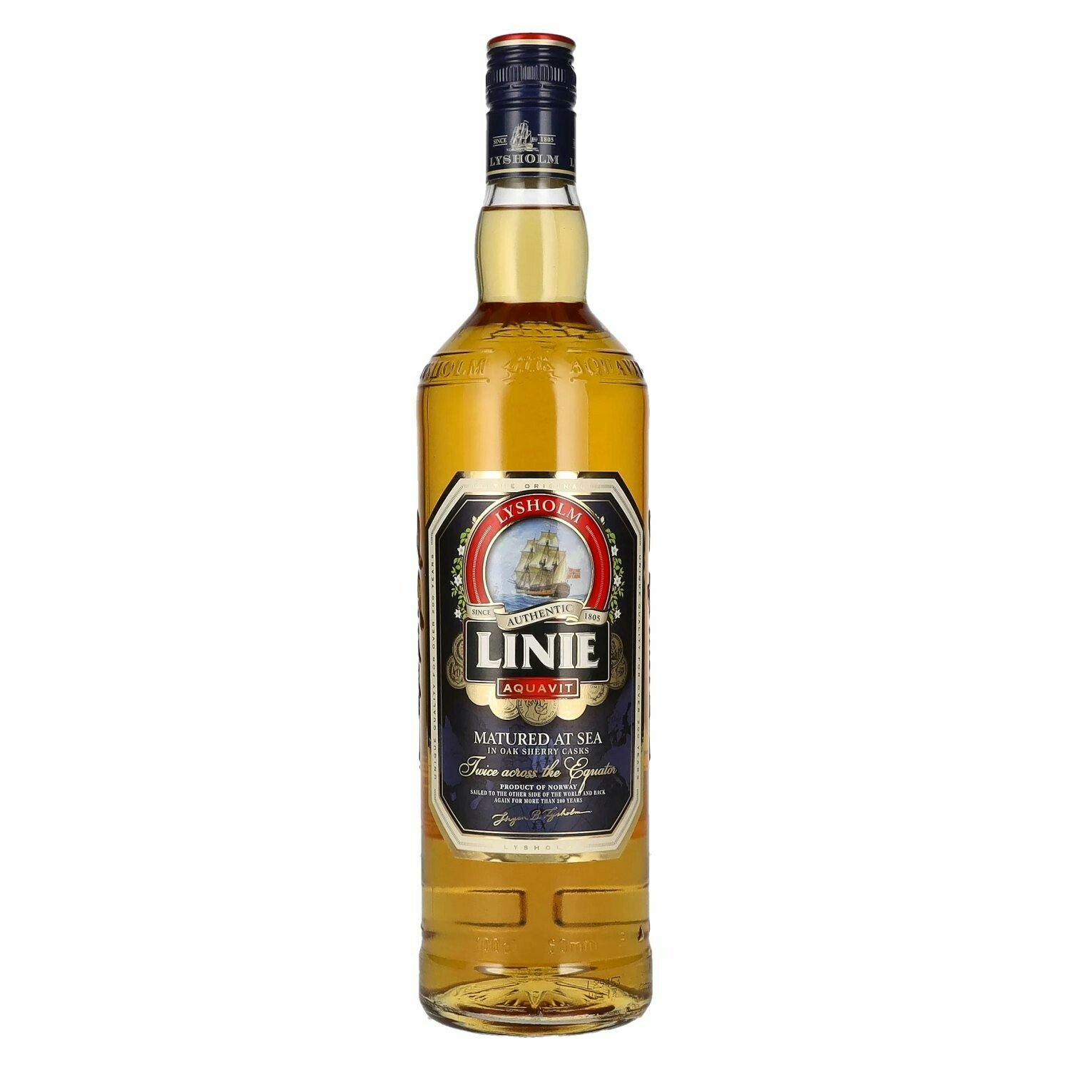 Linie Aquavit Authentic 41,5% Vol. 1l