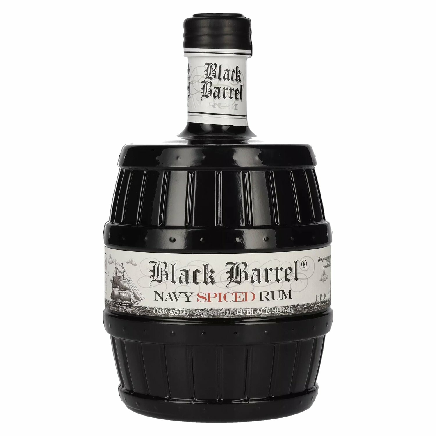A.H. Riise Black Barrel NAVY SPICED RUM - Old Edition 40% Vol. 0,7l
