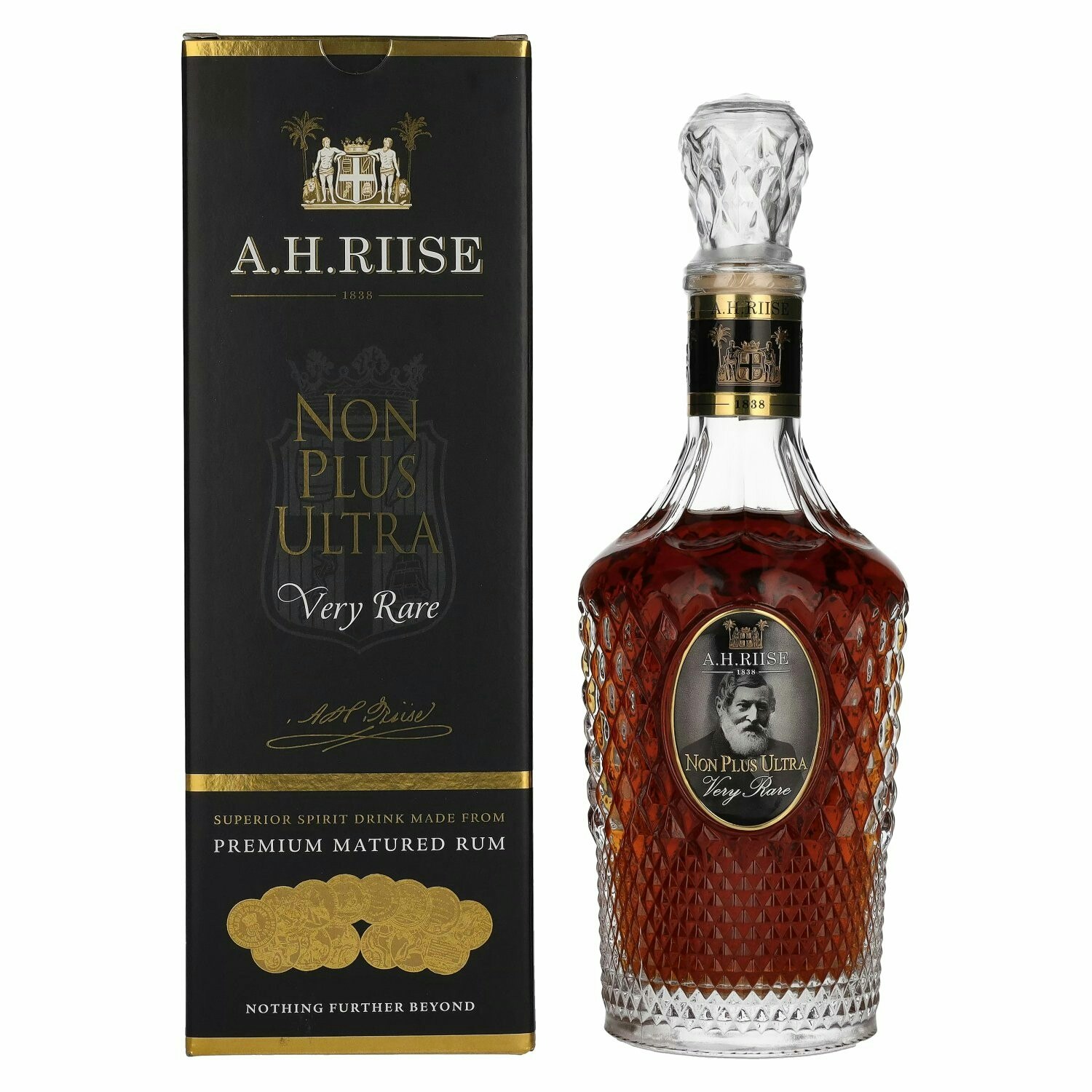 A.H. Riise NON PLUS ULTRA Very Rare Spirit Drink 42% Vol. 0,7l in Giftbox