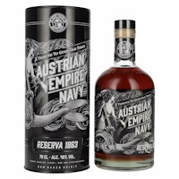 Austrian Empire Navy RESERVA 1863 Rum Based Spirit 40% Vol. 0,7l in Tinbox