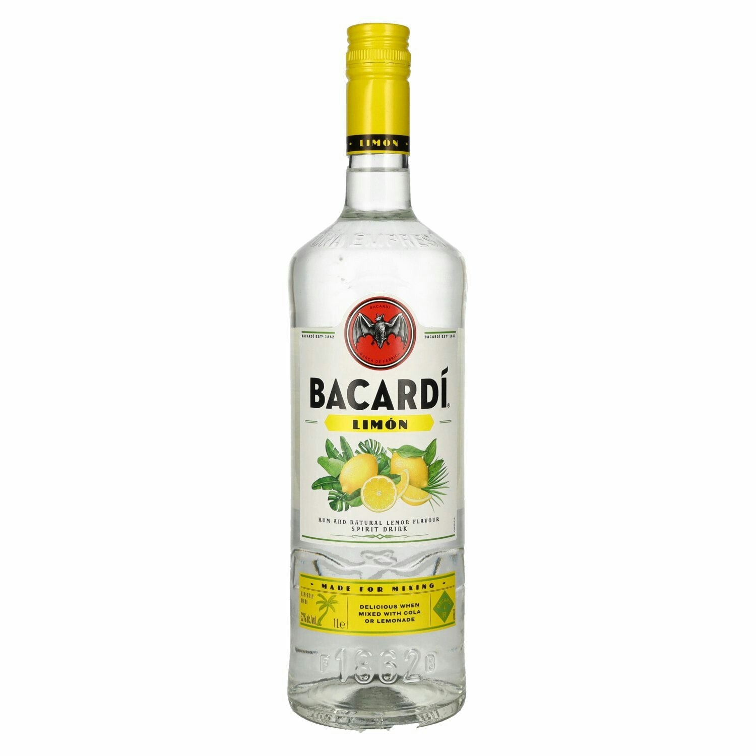 Bacardi LIMÓN Rum With Natural Flavors 32% Vol. 1l