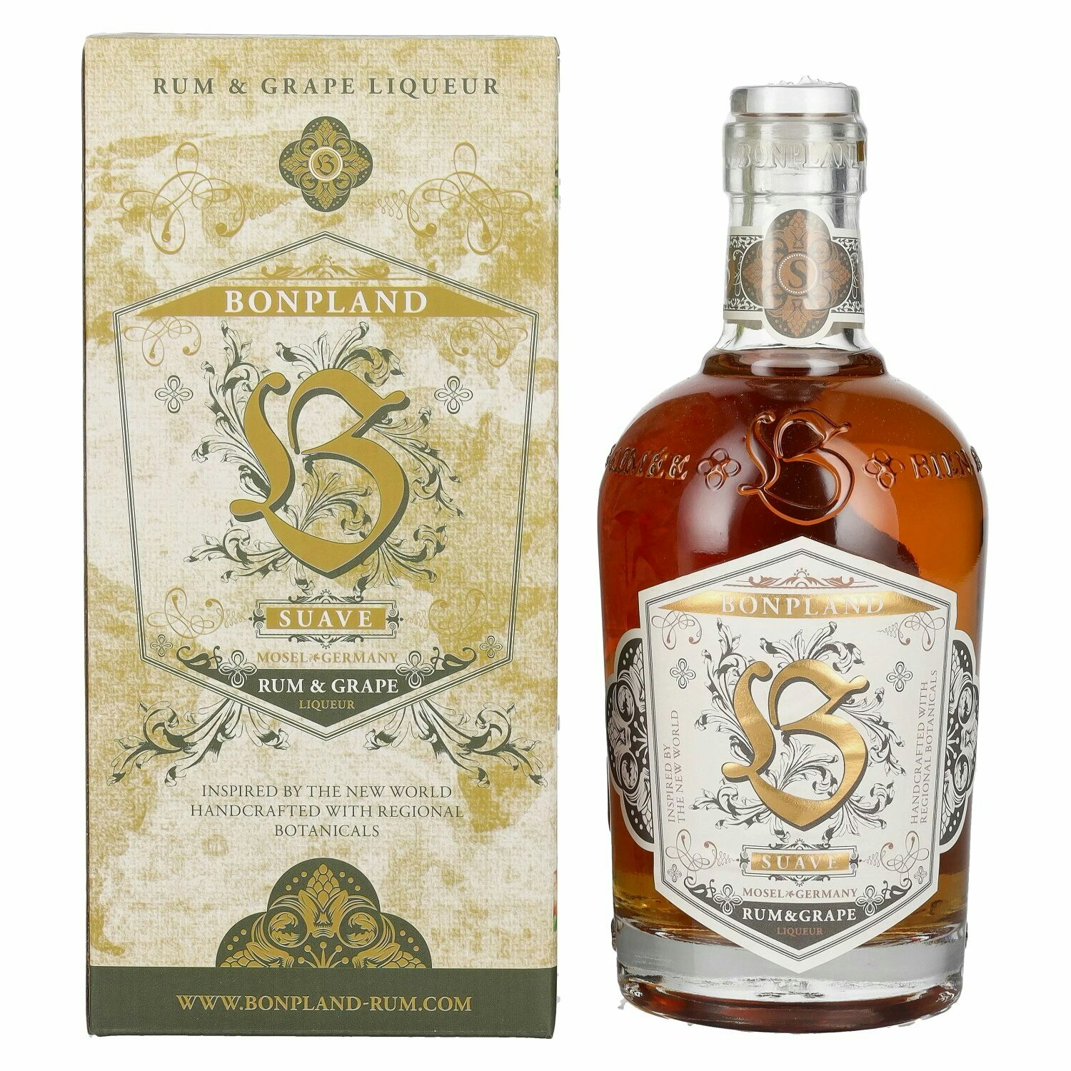 Bonpland SUAVE Rum & Grape Liqueur 30% Vol. 0,5l in Giftbox