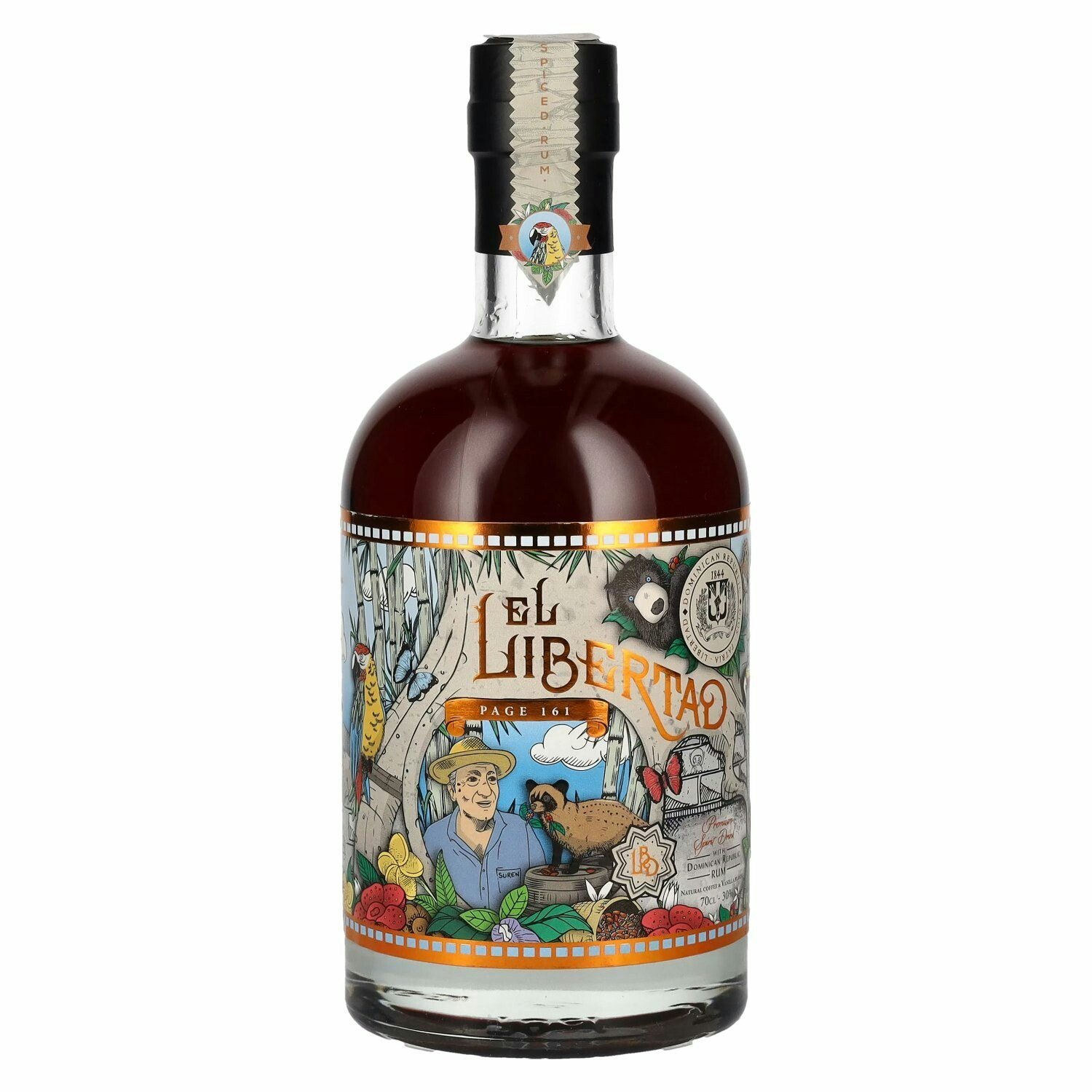 El Libertad Page 161 Coffee & Vanilla Spirit Drink 30% Vol. 0,7l