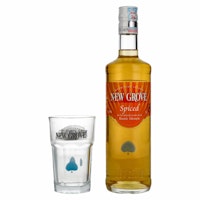 New Grove SPICED Mauritius Island Rum 37,5% Vol. 0,7l with glass