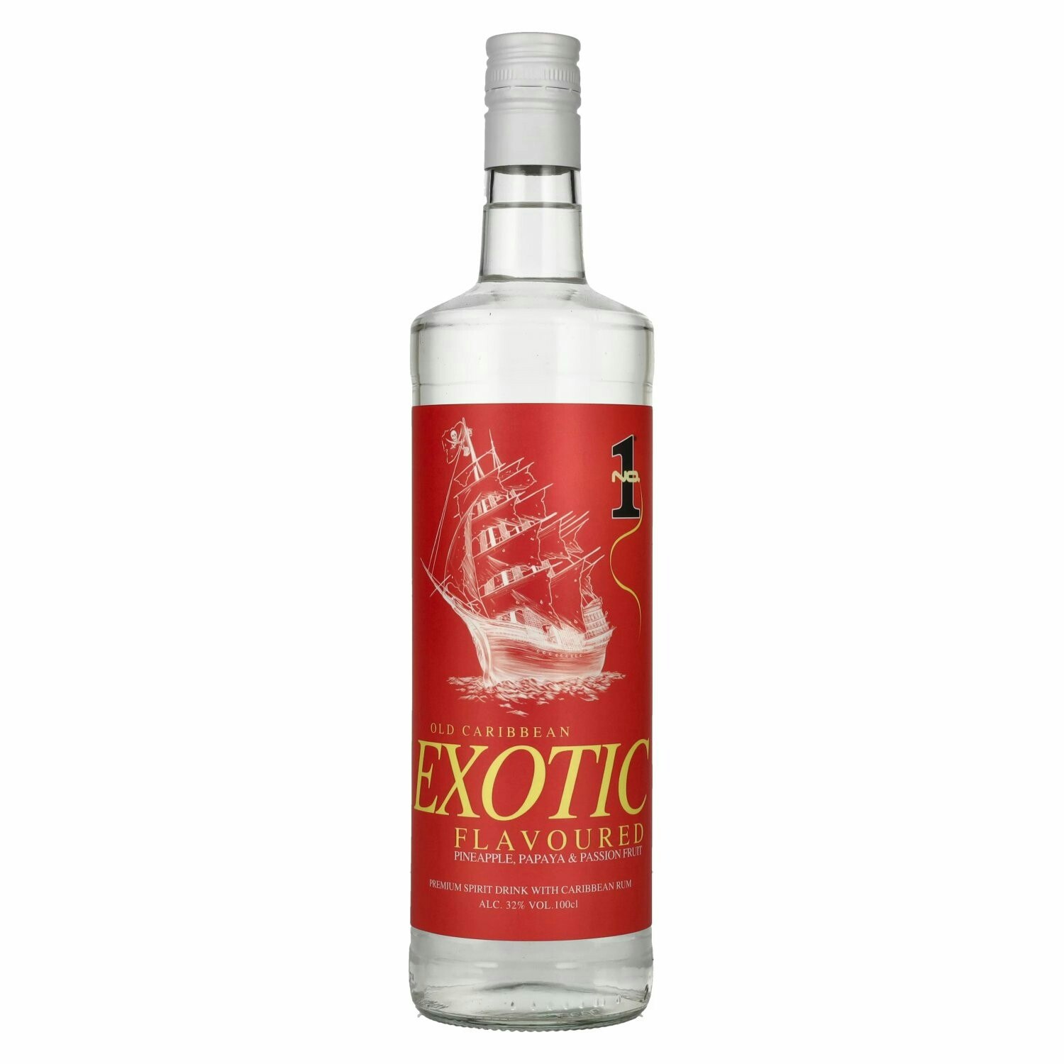 No.1 Old Caribbean EXOTIC Flavoured 32% Vol. 1l