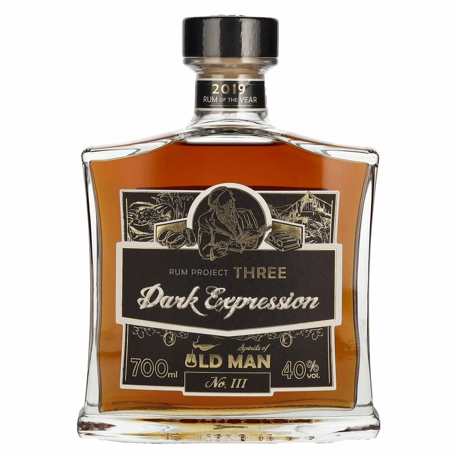 Old Man Rum Project THREE Dark Expression 40% Vol. 0,7l