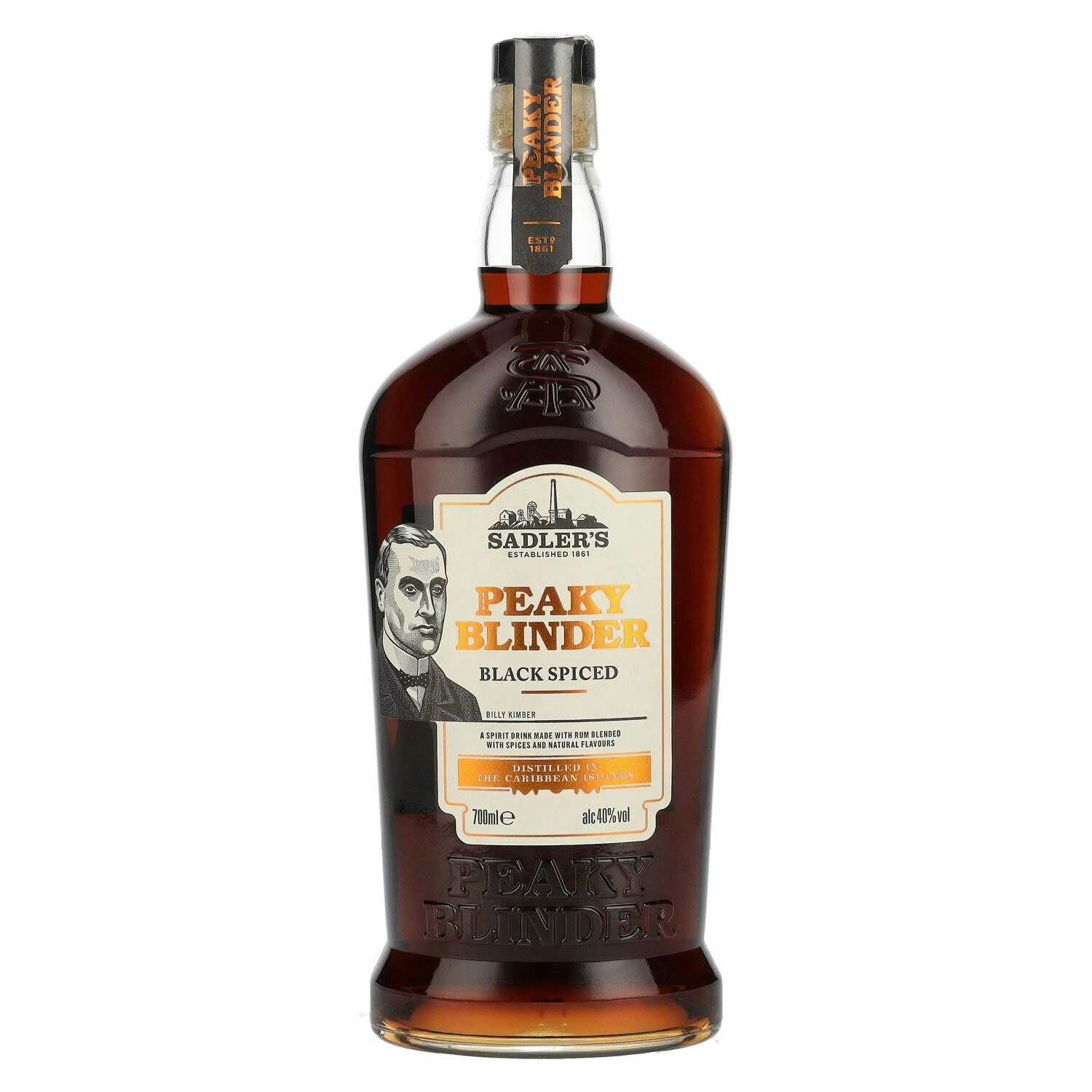 Peaky Blinder Black Spiced Spirit Drink 40% Vol. 0,7l