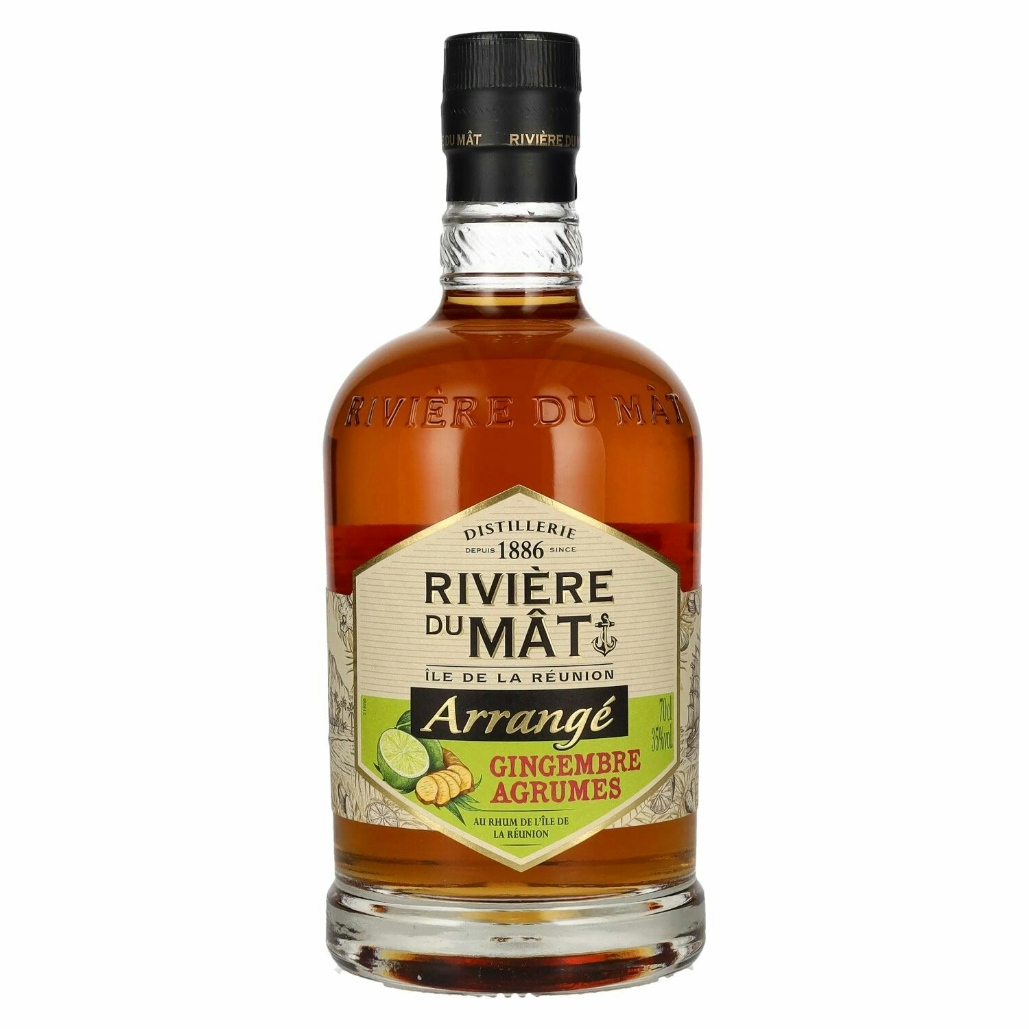 Rivière du Mât Arrangé Gingembre Agrumes 35% Vol. 0,7l