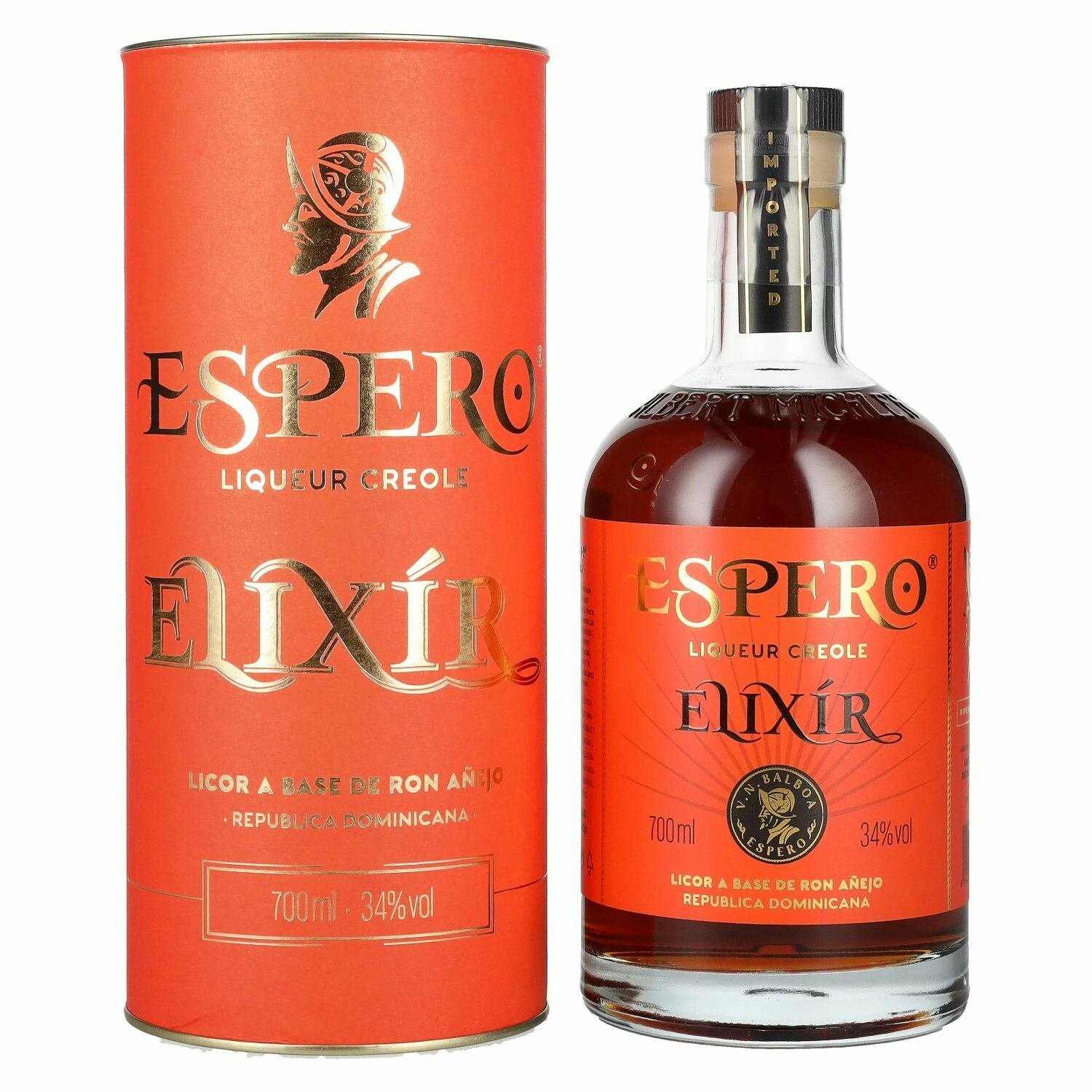 Ron Espero ELIXÍR Liqueur Creole 34% Vol. 0,7l in Giftbox