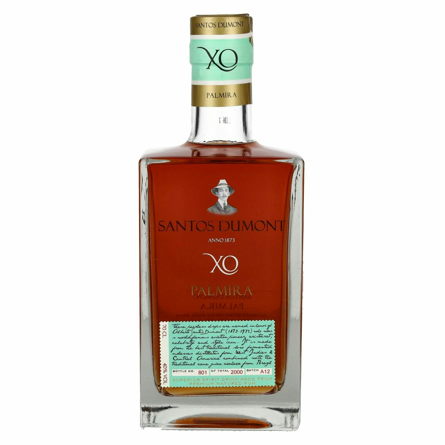 Santos Dumont XO Palmira Superior Spirit Drink 40% Vol. 0,7l