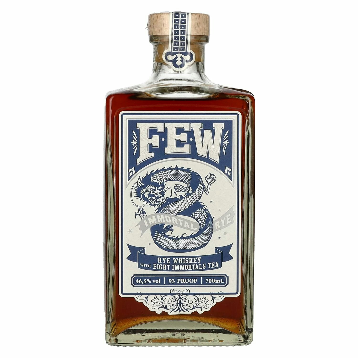FEW Immortal Rye Whiskey with Eight Immortals Tea 46,5% Vol. 0,7l