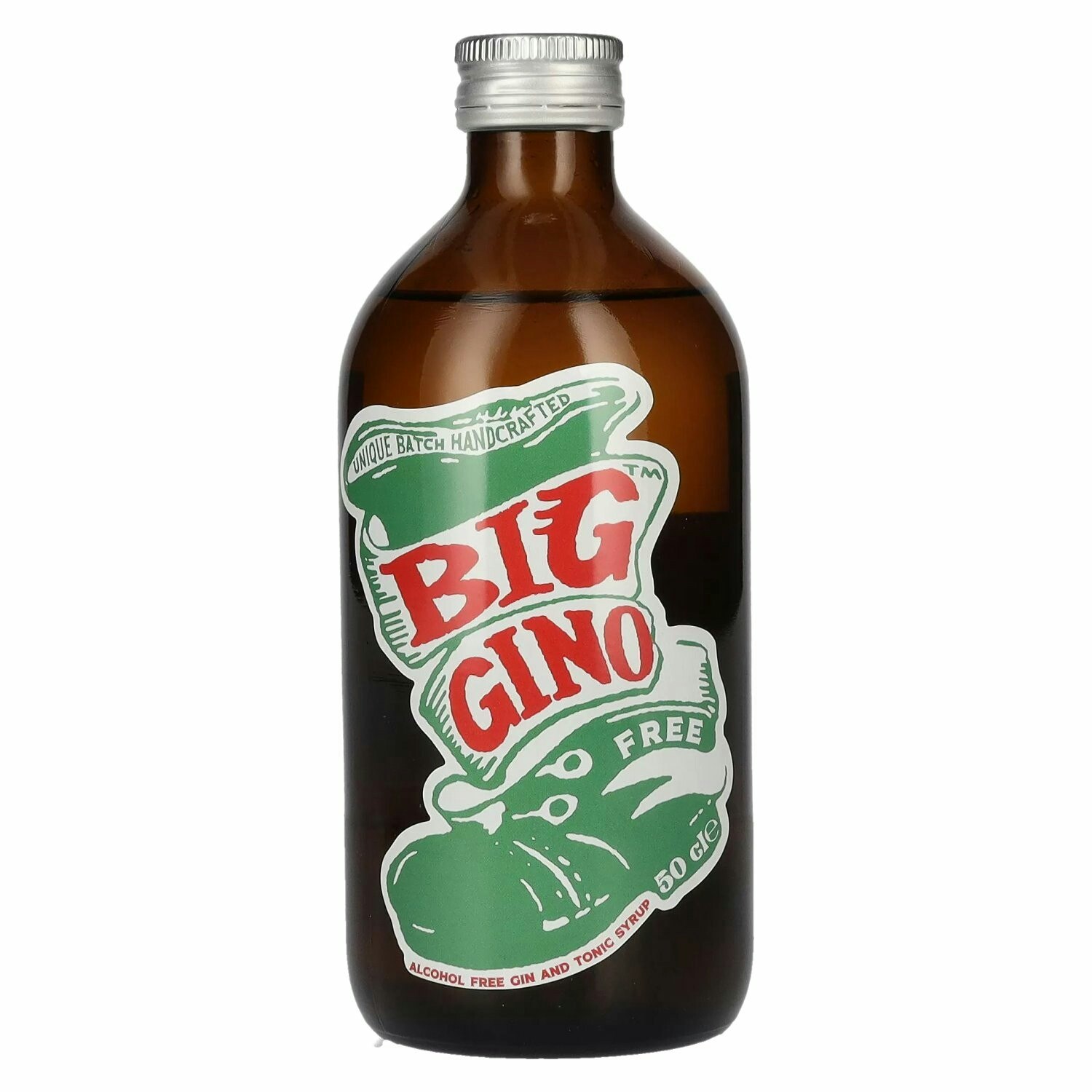 Big Gino FREE Gin and Tonic Syrup 0,5l
