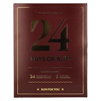1423 S.B.S 24 DAYS OF RUM The Original Rum Box 42,9% Vol. 24x0,02l in Giftbox with 2 Nosing glasses