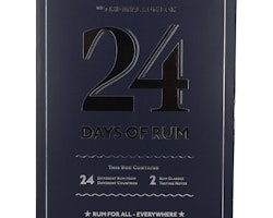 1423 24 DAYS OF RUM The Original Rum Box Blue Edition 42,5% Vol. 24x0,02l in Giftbox with 2 Nosing glasses