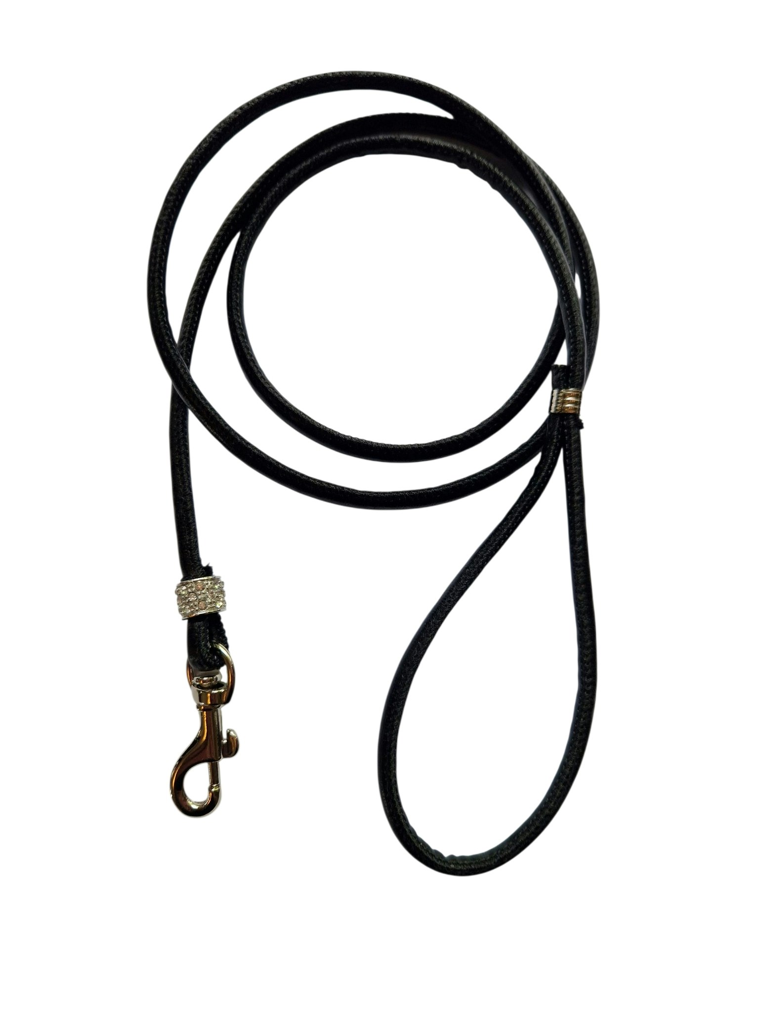 Hemeli Design Utstillingsbånd sort kunstskinn ca 85cm