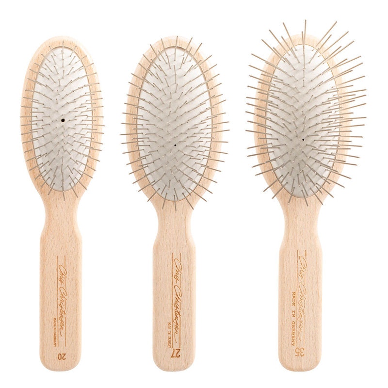 Chris Christensen Original Series Oval Brush - Firm Pad Extra Long Pin (35mm)