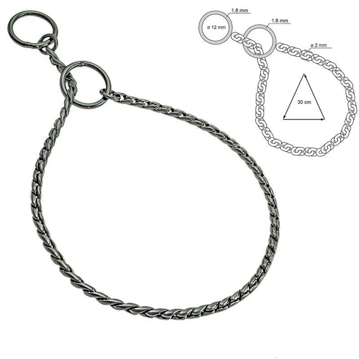 Snake fullstrup Anthracite Ø:2,0mm
