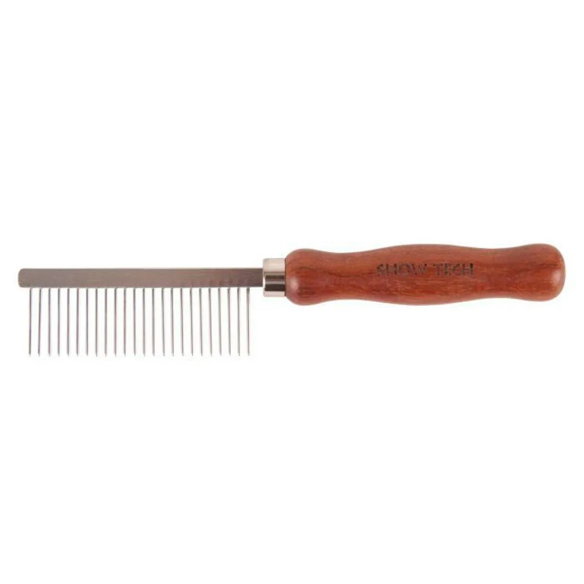 Show Tech Wooden Rosewood Handle Comb Grov 18cm