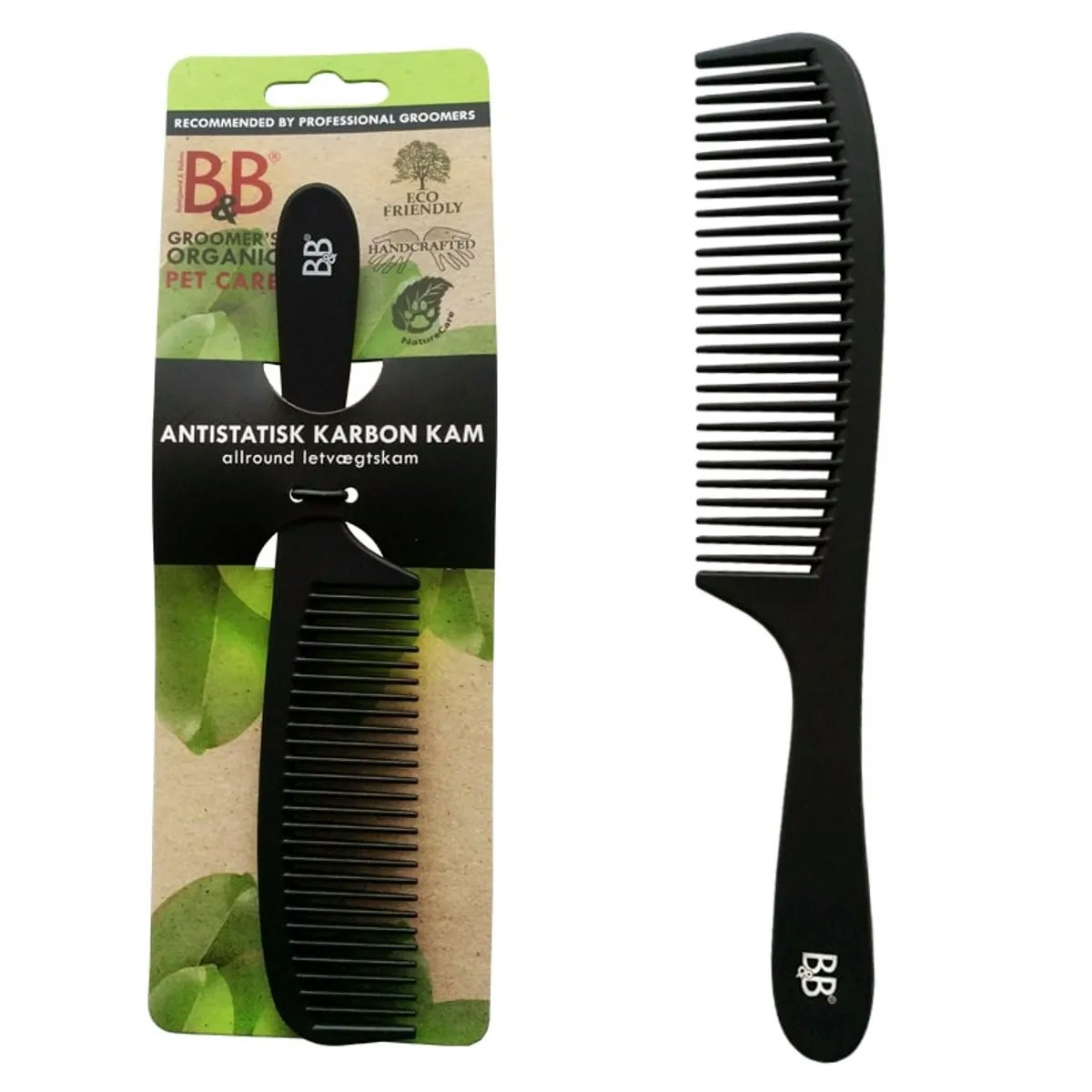 B&B Karbon kam grovtannet 20cm