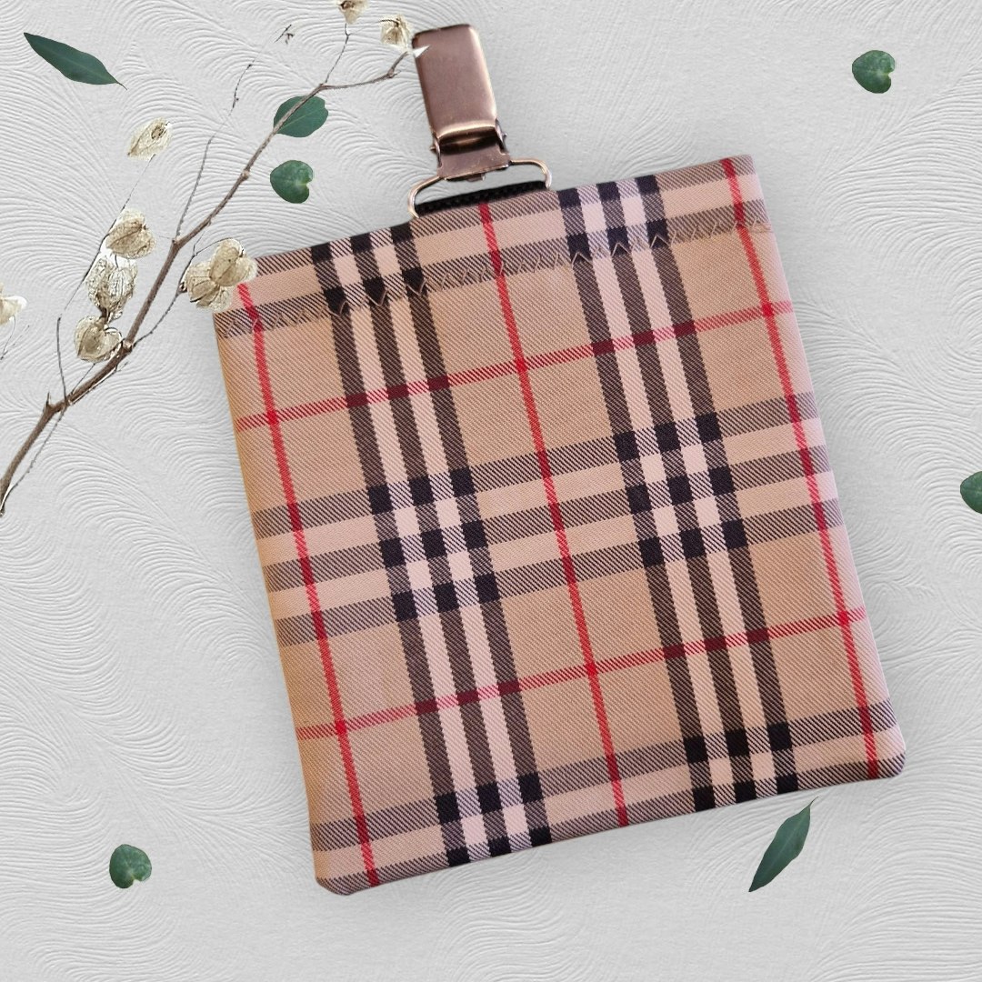 Godbitlomme "Burberry Look" 11x11cm