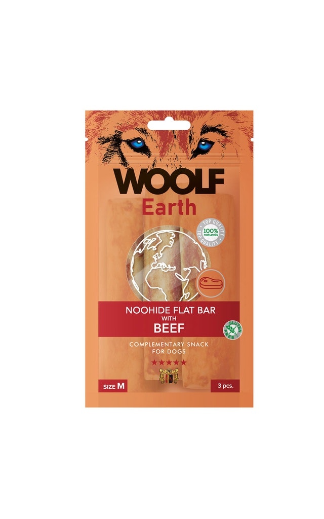 Woolf noohide M Beef filè 3 stk 14cm