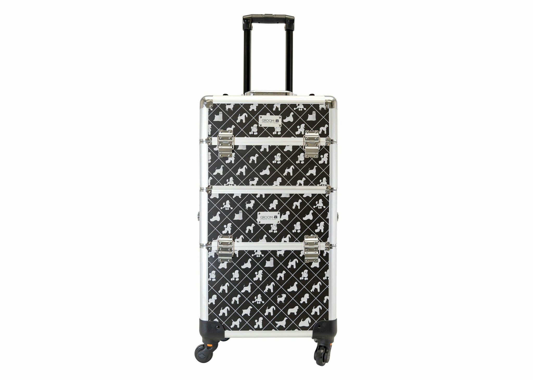 Groom-X Grooming Case XL 2-in-1 4 Wheels and Telescopic Handle K-Design