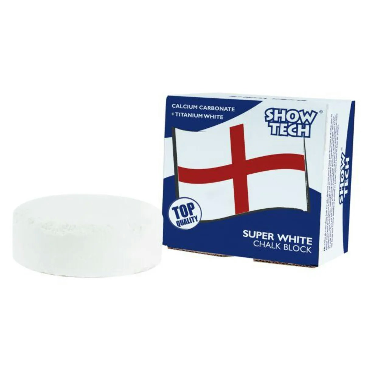 Show Tech English Chalk Block Round Super White Chalk Block