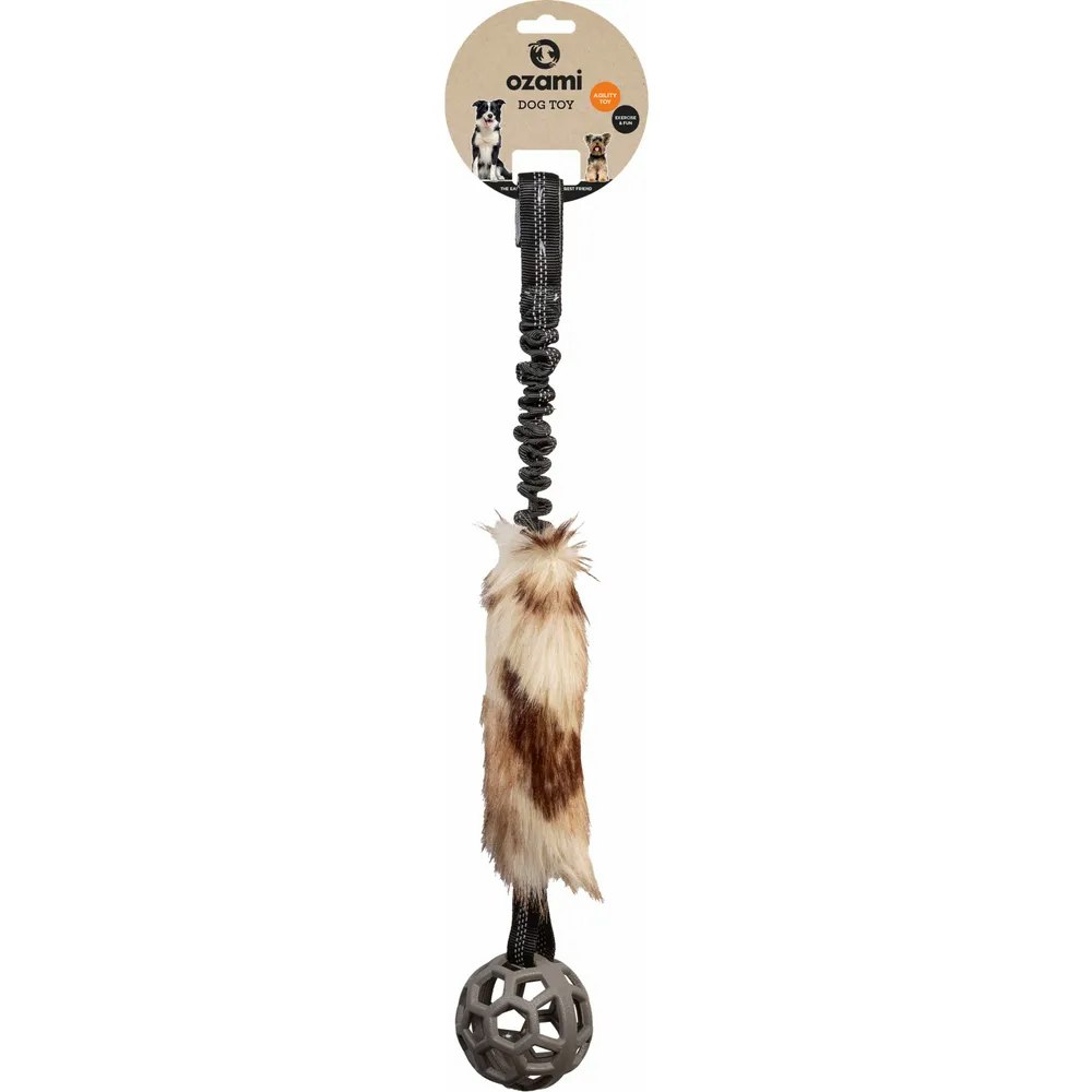 Ozami Play-n-tug Faux Furwith Ball 65cm