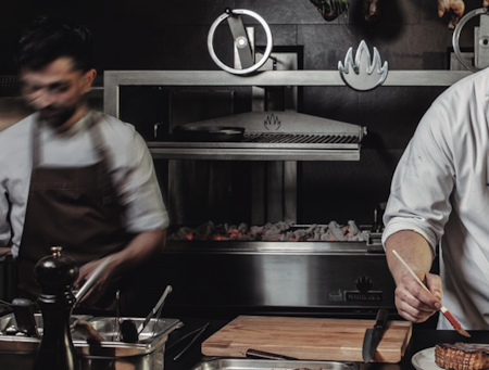 Mibrasa Parrilla grill - hel arbetsstation