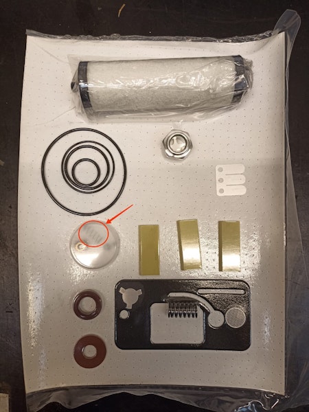 Service kit 1 till DVP MD16  vakuumpump