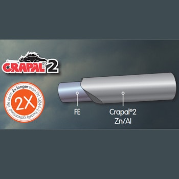 Järntråd Crapal2 Starkförzinkad 2,0 mm, 5kg