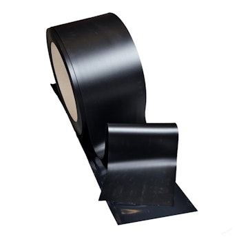 Plastridå Polar Svart 300x2mm, Metervara